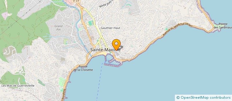 localisation de l'entreprise FLORIAN à SAINTE-MAXIME