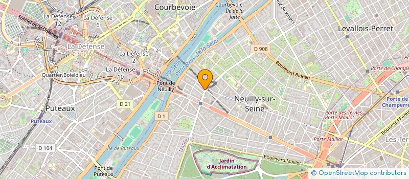 localisation de l'entreprise FLORIAN à NEUILLY-SUR-SEINE