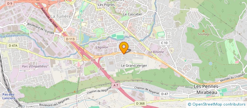 localisation de l'entreprise FLORIAN à LES PENNES-MIRABEAU