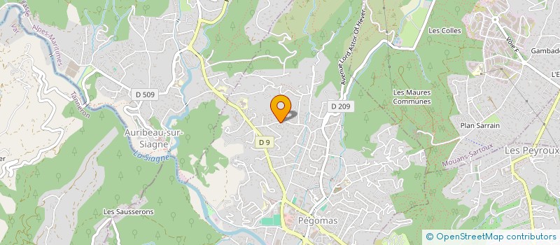 localisation de l'entreprise FLORIAN  PEGOMAS