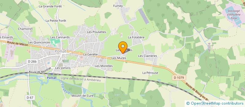 localisation de l'entreprise FLORIAN BOUILLOUX ELECTRICITE CLIMATISATION à POLLIAT