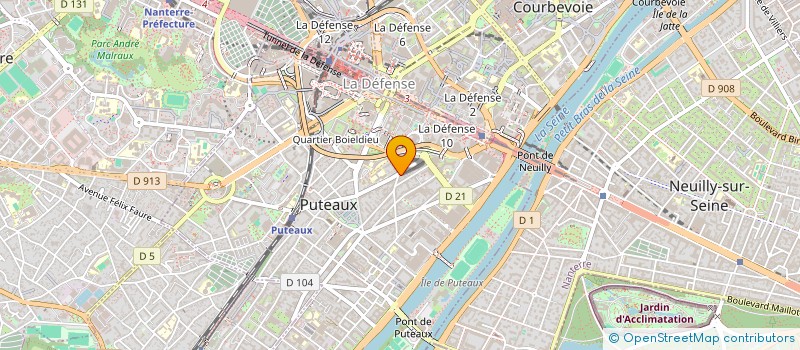 localisation de l'entreprise FLORIAN BOURGUET EXPERTISES à PUTEAUX