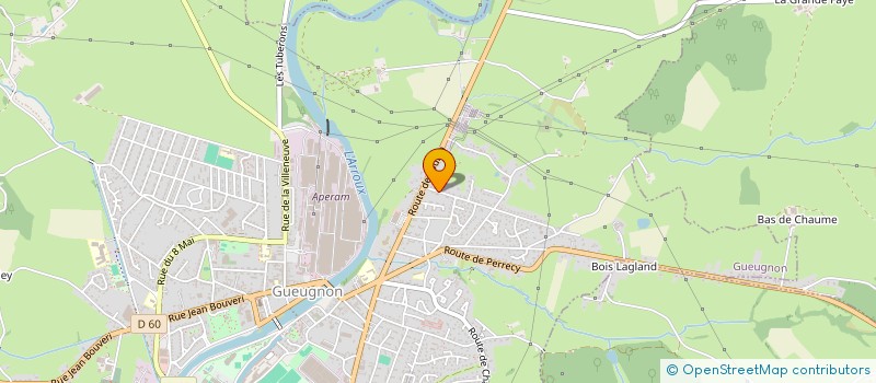 localisation de l'entreprise FLORIAN COITE ET ASSOCIE  GUEUGNON