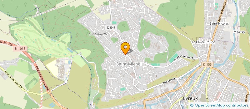 localisation de l'entreprise FLORIAN-CORALIE  EVREUX