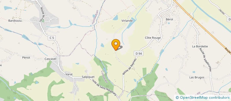 localisation de l'entreprise FLORIAN DEPLANQUE  SAINT-NAUPHARY