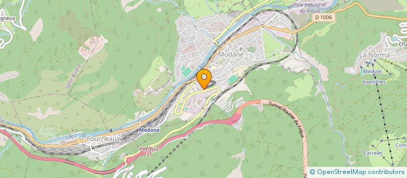 localisation de l'entreprise FLORIAN ET BRIAN  MODANE