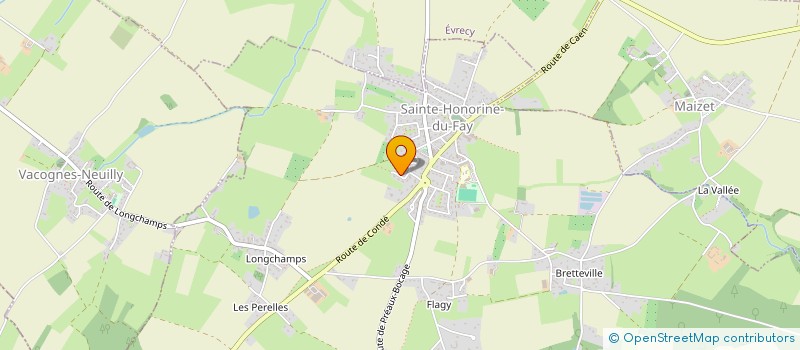 localisation de l'entreprise FLORIAN GALLON PLOMBERIE  SAINTE-HONORINE-DU-FAY