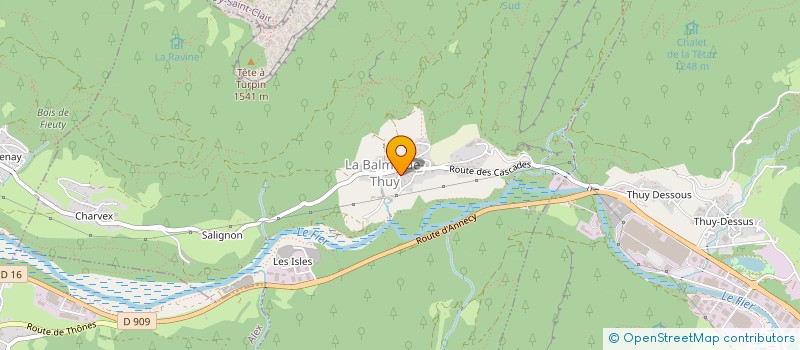 localisation de l'entreprise FLORIAN GANEO - ARTISAN CARRELEUR  LA BALME-DE-THUY