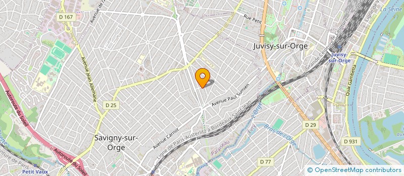 localisation de l'entreprise FLORIAN GERARD ELECTRICITE  SAVIGNY-SUR-ORGE