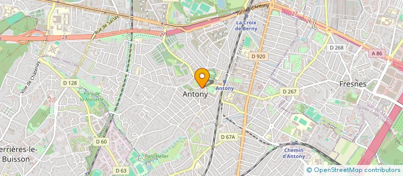 localisation de l'entreprise FLORIAN GESTION à ANTONY