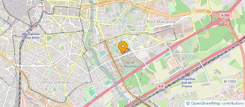 localisation de l'entreprise FLORIAN - MAGICIEN à MONTPELLIER