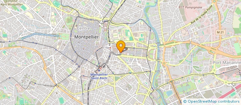 localisation de l'entreprise FLORIAN MANTIONE INSTITUT à MONTPELLIER