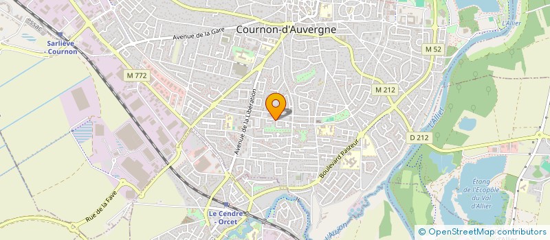 localisation de l'entreprise FLORIAN PUYFAGES CARRELAGE à COURNON-D'AUVERGNE