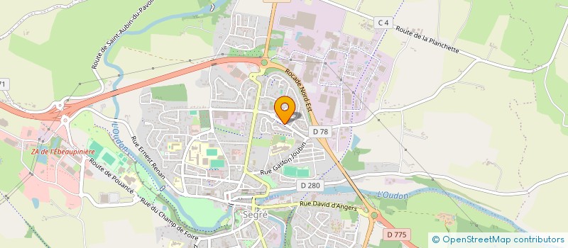 localisation de l'entreprise FLORIAN RICOU à SEGRE-EN-ANJOU BLEU