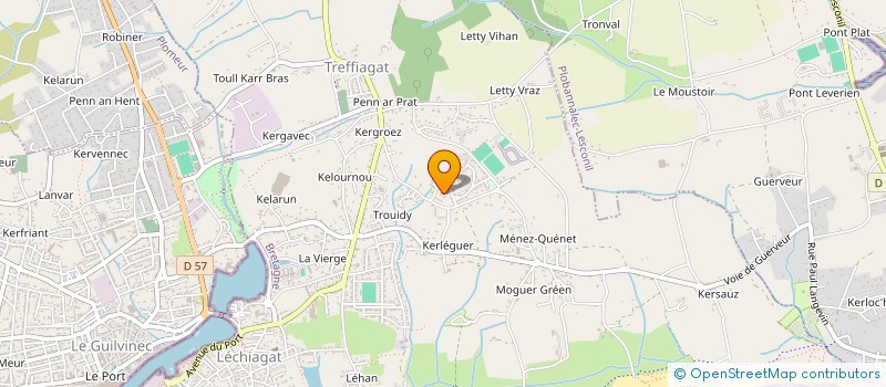 localisation de l'entreprise FLORIAN TOULEMONT  TREFFIAGAT