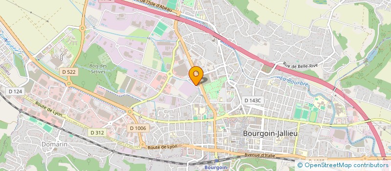 localisation de l'entreprise FLORIAN VISUAL  BOURGOIN-JALLIEU