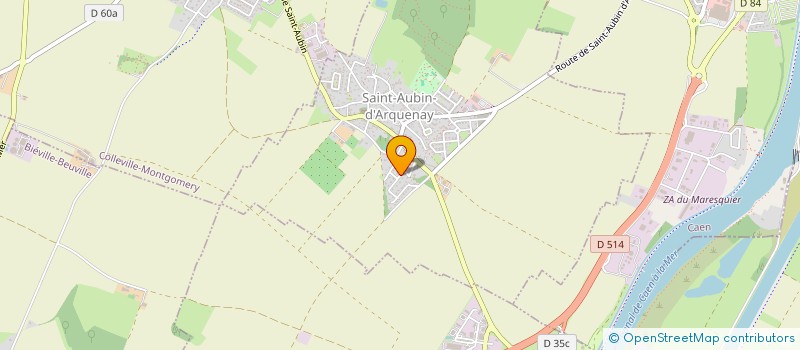 localisation de l'entreprise FLORIANAIS  SAINT-AUBIN-D'ARQUENAY