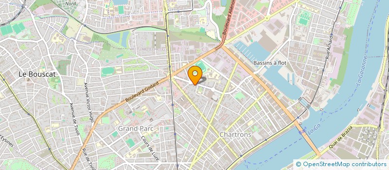 localisation de l'entreprise FLORIANE 34  BORDEAUX