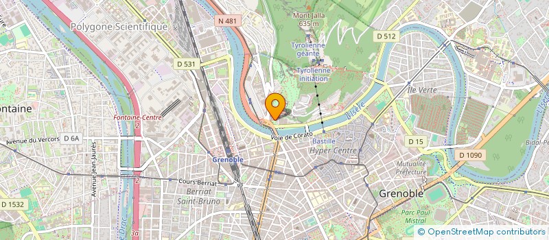 localisation de l'entreprise FLORIANE  GRENOBLE