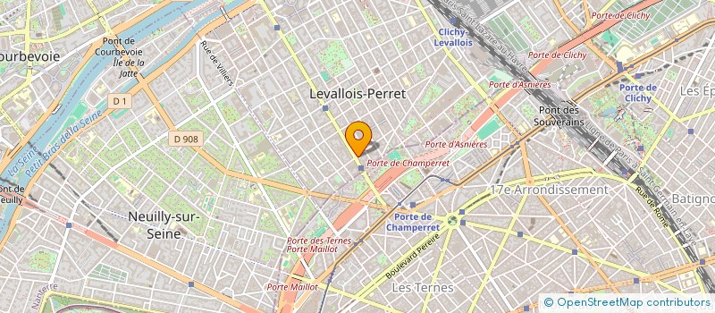 localisation de l'entreprise FLORIANE  LEVALLOIS-PERRET