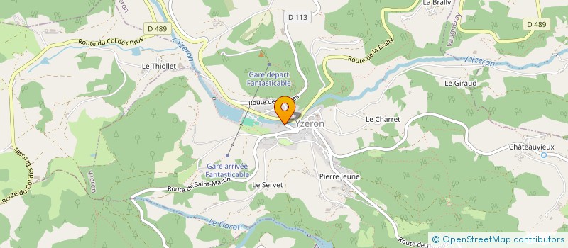 localisation de l'entreprise FLORIANE  YZERON