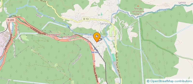 localisation de l'entreprise FLORIANE DEYSSE  LES HOUCHES