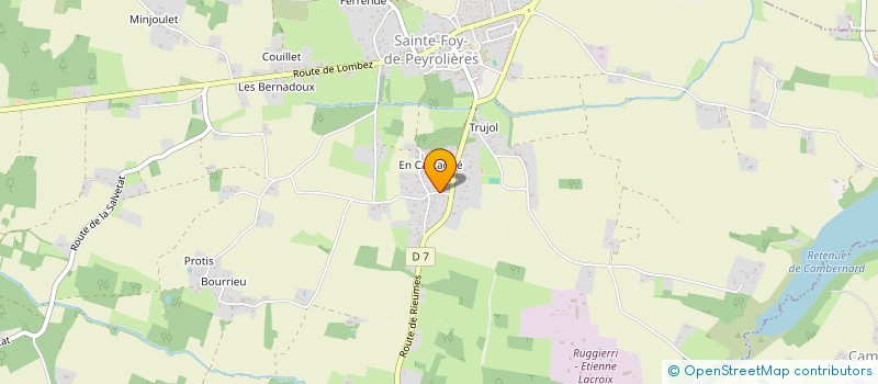 localisation de l'entreprise FLORIANNA  SAINTE-FOY-DE-PEYROLIERES