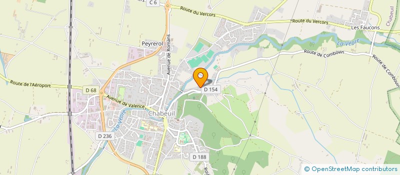 localisation de l'entreprise FLORIANO à CHABEUIL