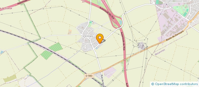 localisation de l'entreprise FLORIANY  ORMES