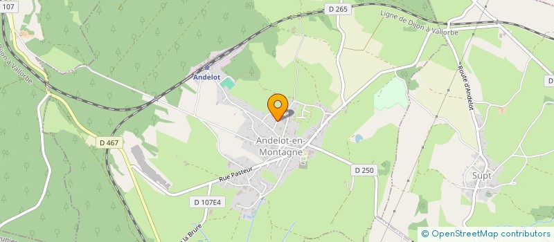 localisation de l'entreprise FLORIBEL ROCK  ANDELOT-EN-MONTAGNE