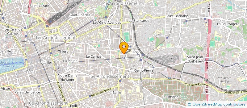 localisation de l'entreprise FLORIC à MARSEILLE