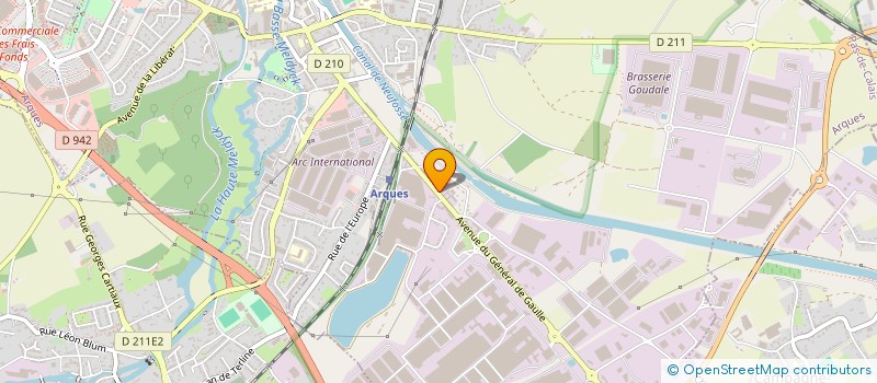 localisation de l'entreprise FLORICA  ARQUES