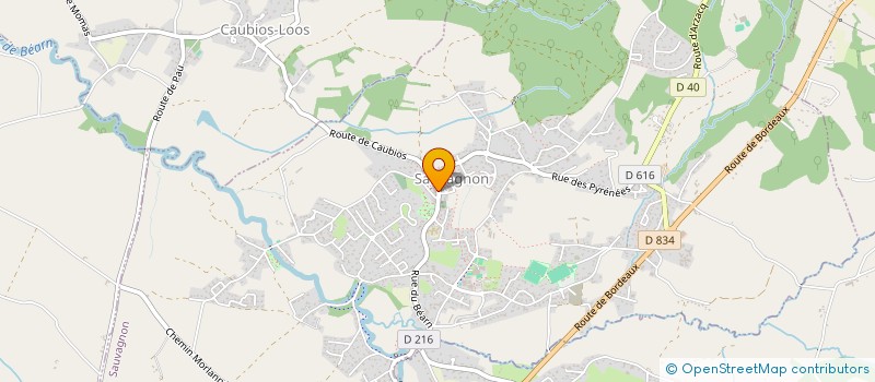 localisation de l'entreprise FLORICA  MAZERES-LEZONS