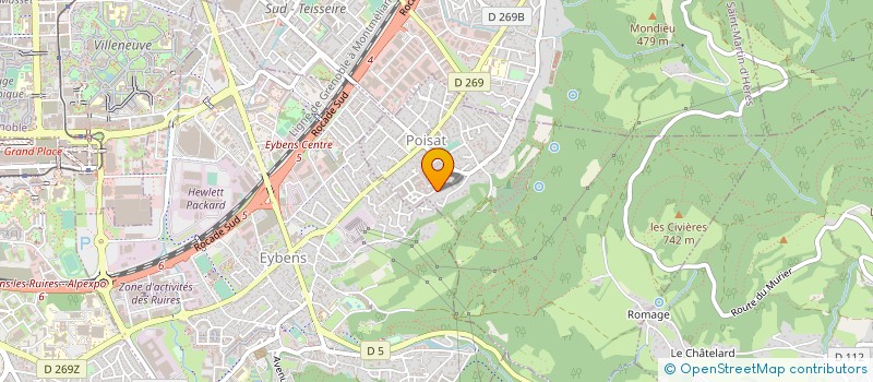 localisation de l'entreprise FLORICE  POISAT