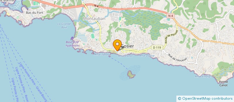 localisation de l'entreprise FLORICES  LE GOSIER