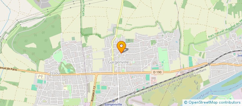 localisation de l'entreprise FLORICONCEPT  GARGENVILLE