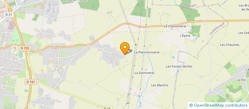 localisation de l'entreprise FLORIDA  CHATELLERAULT