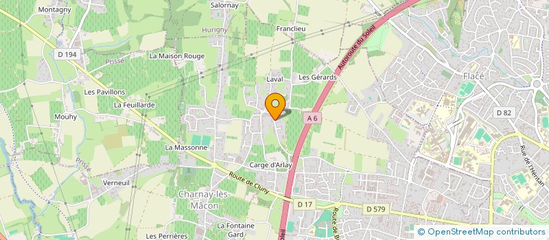 localisation de l'entreprise FLORIDA à CHARNAY-LES-MACON