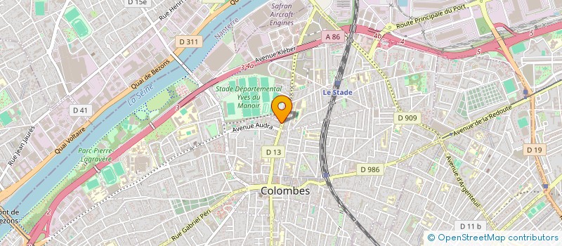 localisation de l'entreprise FLORIDA à COLOMBES