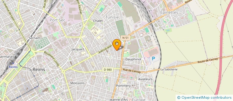 localisation de l'entreprise FLORIDA FITNESS CLUB  REIMS