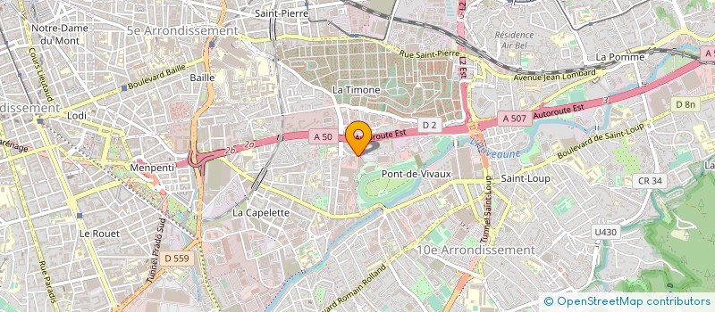 localisation de l'entreprise FLORIDA-PALACE à MARSEILLE