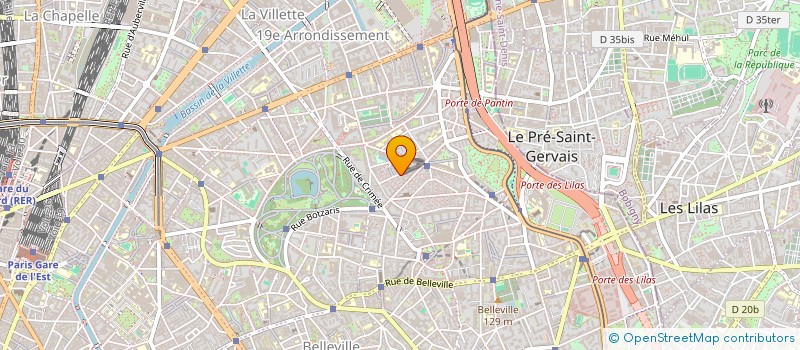 localisation de l'entreprise FLORIDAY  PARIS