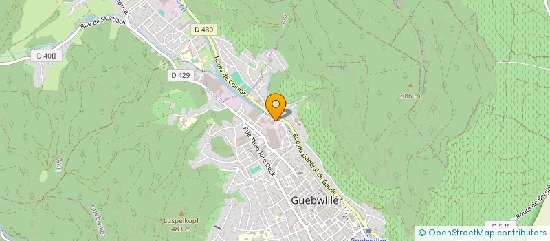 localisation de l'entreprise FLORIDIS à GUEBWILLER