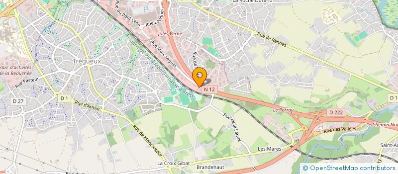 localisation de l'entreprise FLORIDITA  TREGUEUX