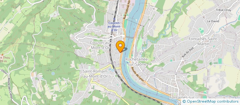 localisation de l'entreprise FLORIFERIS  COUZON-AU-MONT-D'OR