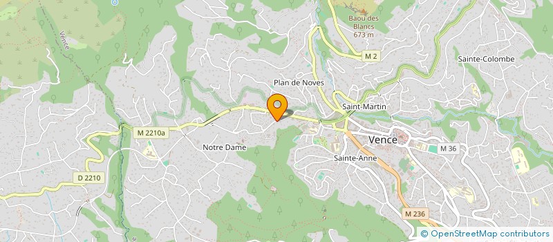 localisation de l'entreprise FLORIKA  VENCE