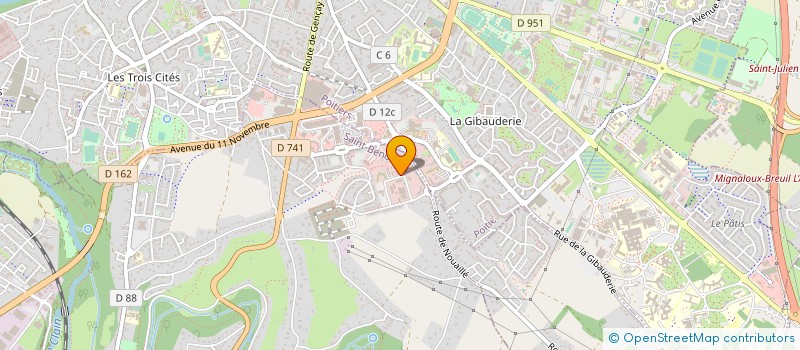 localisation de l'entreprise FLORILDE  SAINT-BENOIT