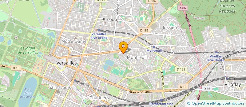 localisation de l'entreprise FLORILEGE à VERSAILLES