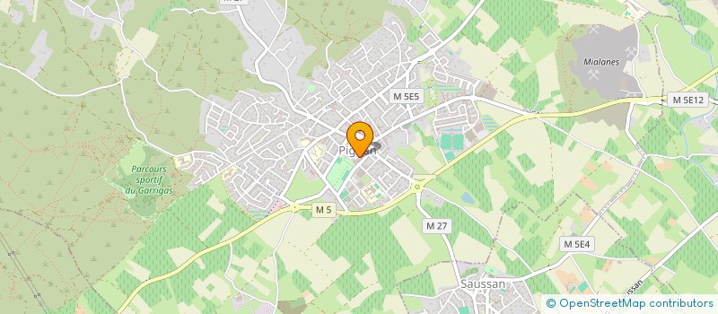 localisation de l'entreprise FLORILEGE  PIGNAN