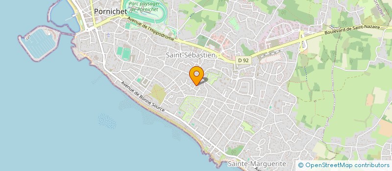 localisation de l'entreprise FLORILEGES OUEST  PORNICHET